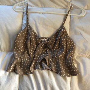 Princess Polly Polka Dot Crop Top